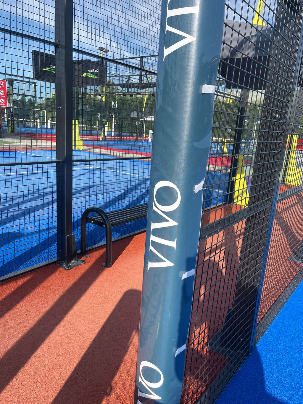 Padel Court Protection Kit with Sponsor Pockets - 8 Customizable Protections