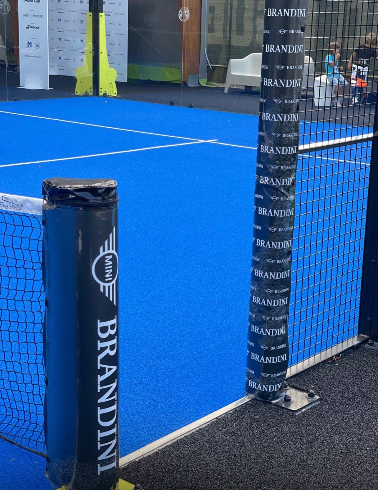 Padel Court Protection Kit with Sponsor Pockets - 8 Customizable Protections