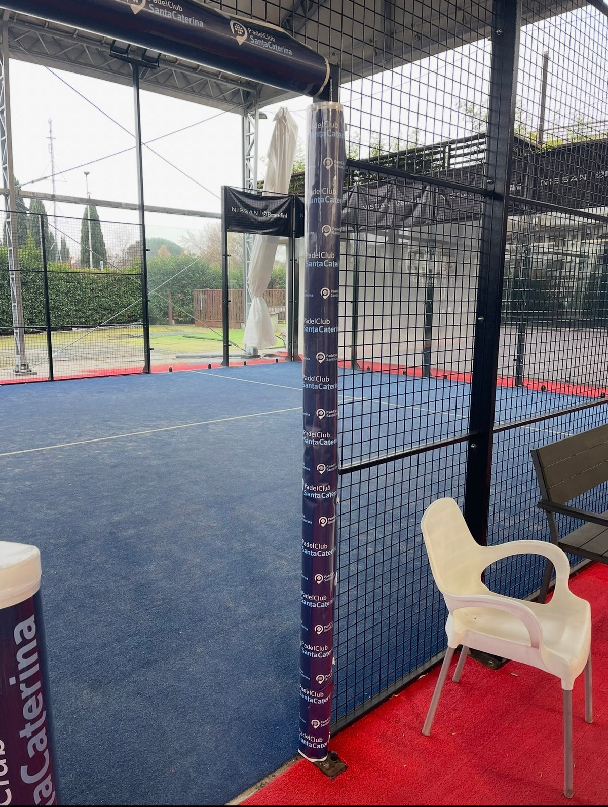 Padel Court Protection Kit with Sponsor Pockets - 8 Customizable Protections