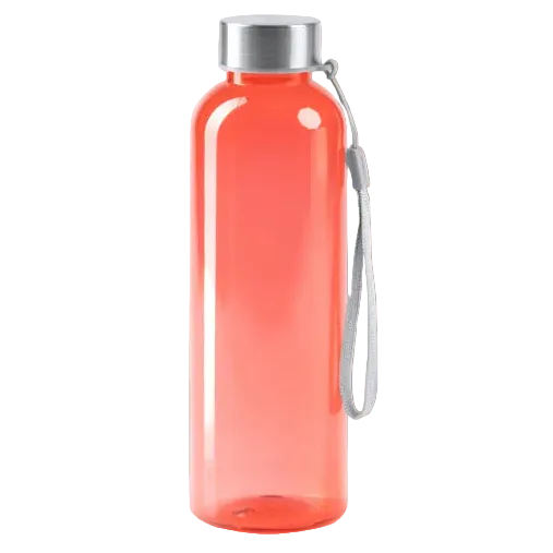 Translucent RPET Water Bottle 600ml with Strap | Customized with Logo