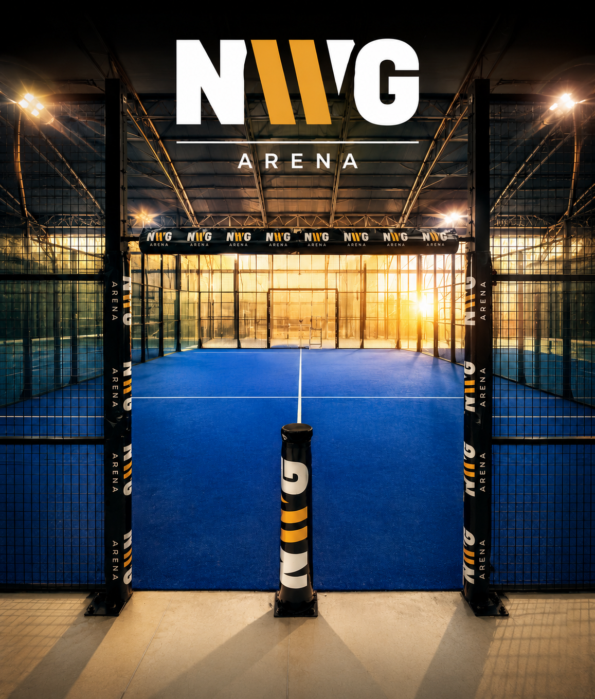 Padel Court Protection Kit with Sponsor Pockets - 8 Customizable Protections