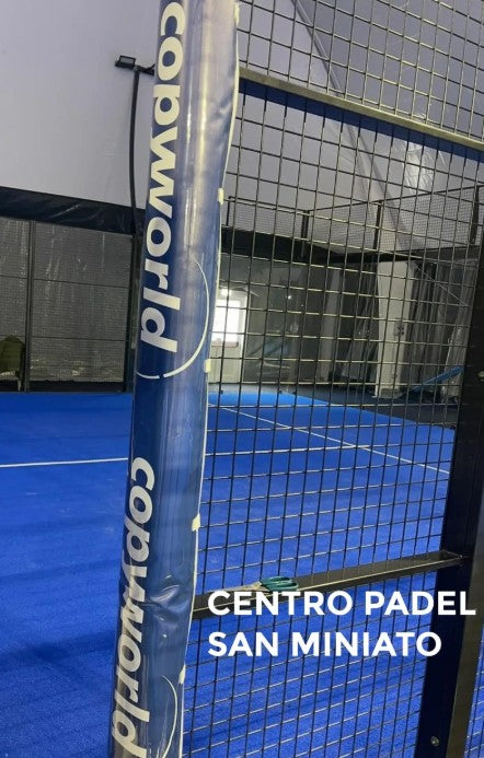 Kit Protezioni Campo da Padel con Tasche Sponsor - 8 Protezioni Personalizzabili