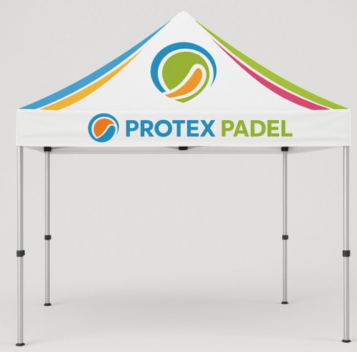 Gazebo Personalizzato con Stampa Sublimatica - 3x3 mt - Tetto e Pareti