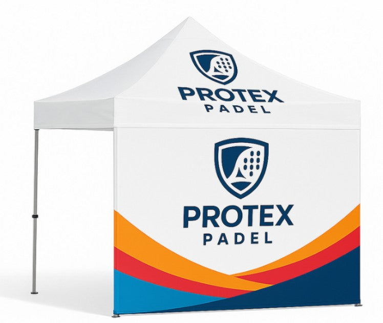 Gazebo Personalizzato con Stampa Sublimatica - 3x3 mt - Tetto e Pareti