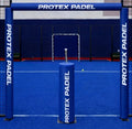 PROTEX PADEL FIXED – Kit Protezioni Fisse per Campo da Padel con Banner Sponsor Integrato