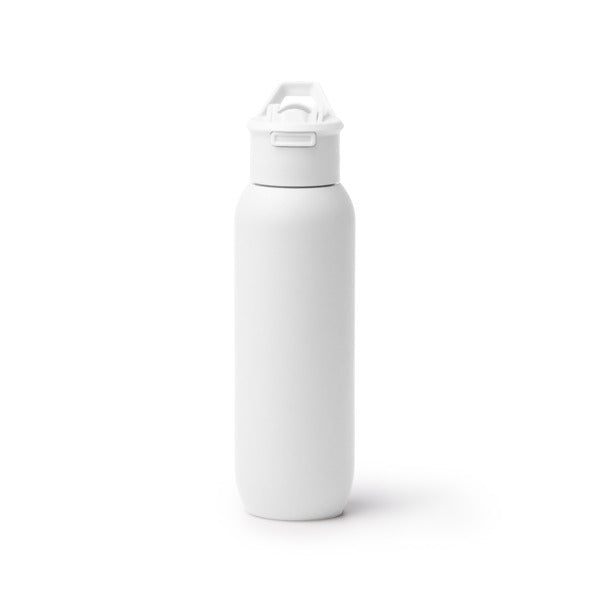 Borraccia Termica in Acciaio Inossidabile Riciclato 500ml – Cannuccia in Silicone One-Touch