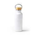 Borraccia Termica in Acciaio Inossidabile Riciclato 500ml – Coperchio in Bambù