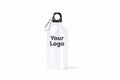 Borraccia in Acciaio Inox 304 Riciclato 500ml – Finitura Lucida con Moschettone