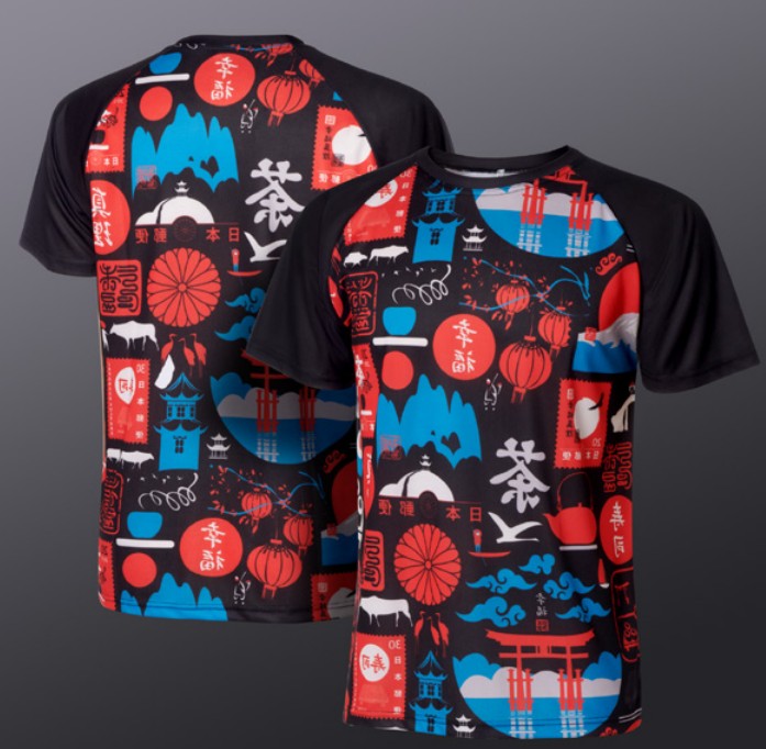 T-shirt Sublimatica Kenel – Girocollo Maniche Raglan | Min. 25 pz