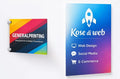 Targhe in Plexiglass Personalizzate – Trasparente con Kit Distanziali
