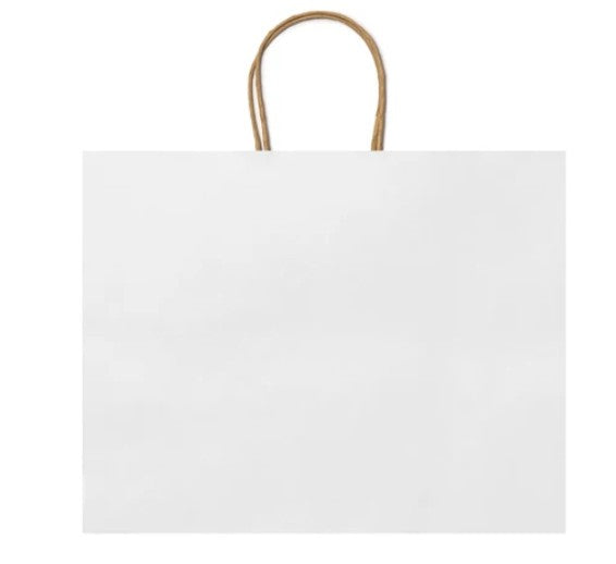 Shopper Maple – Carta Naturale Personalizzata con Manici Corti | Formato 41x32x12 cm