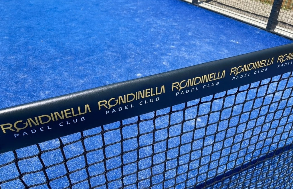 Coprinet Personalizzato per Reti Padel con Stampa Logo/Sponsor – 10mt x 20cm, 40 Occhielli