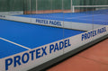 Vetrofania Adesiva Bifacciale per Campo da Padel – 200x30cm, PVC 100 Micron, Uso Interno/Esterno