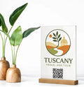 Display Porta Flyer in Plexiglass con Piede in Tulipier
