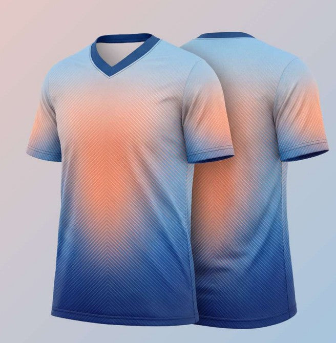 T-shirt Sonca Sublimatica Collo a V Maniche Corte – Personalizzata | Min. 25 pz