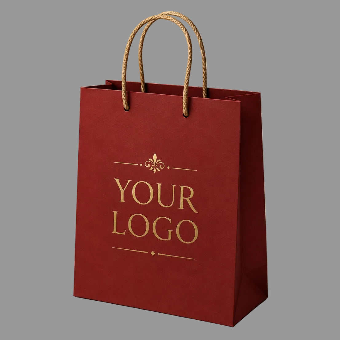 Borsa HAYA in Carta Naturale 110 g/m² – 22x9x23 cm – Stampa 1 Colore