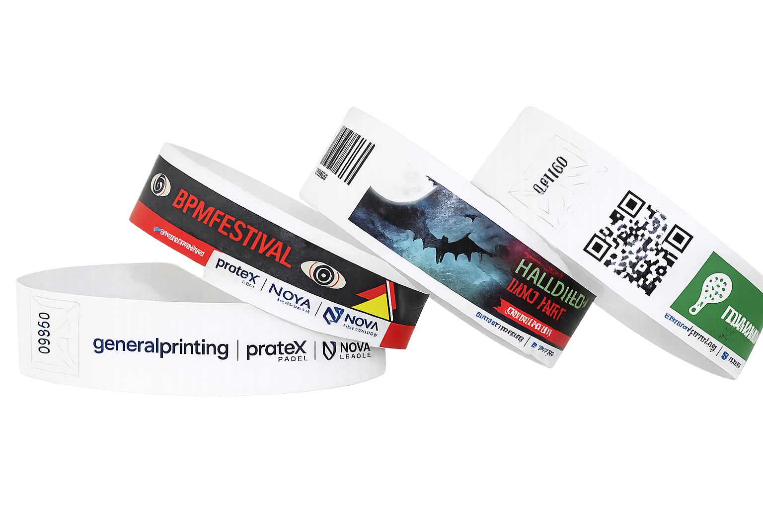 Braccialetti in Tyvek personalizzabili con stampa fotografica 25 mm
