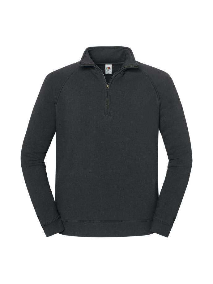 Felpa Iconic Premium Zip Neck Sweat Fruit of the Loom