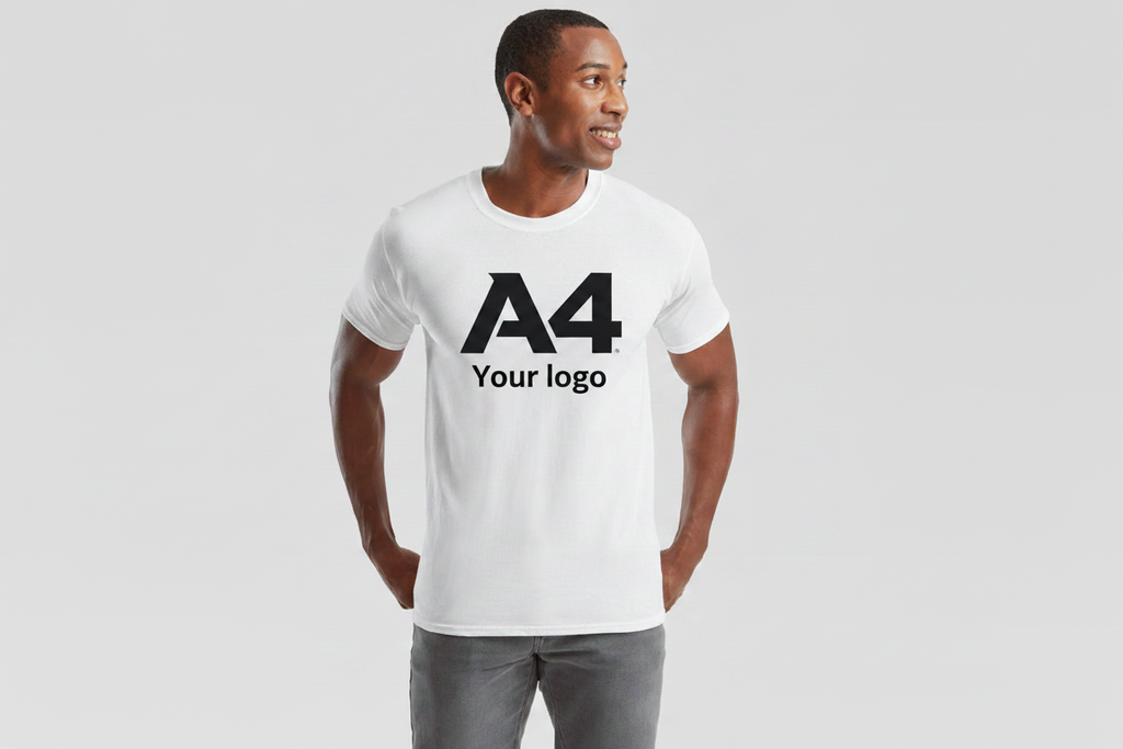 T-shirt Personalizzata con Stampa fino al Formato A4 – Offerta da 50 Pezzi