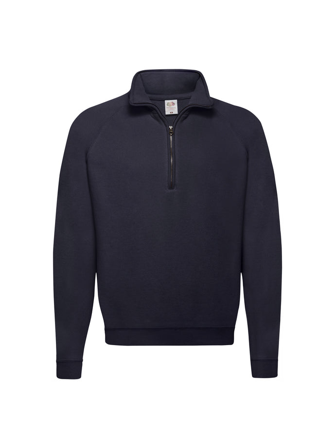 Felpa Classic Zip Neck Sweat Fruit of the Loom