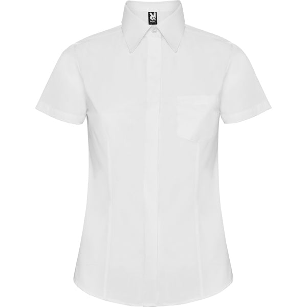 Camicia da Lavoro Donna Maniche Corte SOFIA – Vestibilità Aderente e Taglio Femminile
