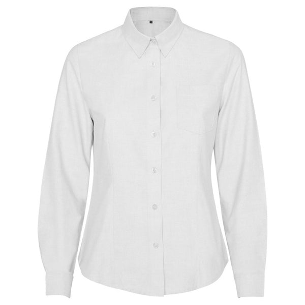 Camicia da Lavoro Donna Maniche Lunghe OXFORD WOMAN – Tessuto Oxford e Taglio Aderente