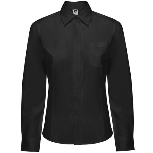 Camicia da Lavoro Donna Maniche Lunghe SOFIA L/S – Aderente con Polsini a Doppio Bottone