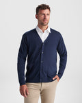 Cardigan da Lavoro EXPLORER – Maglia Jersey con Scollo a V e Tasche a Toppa