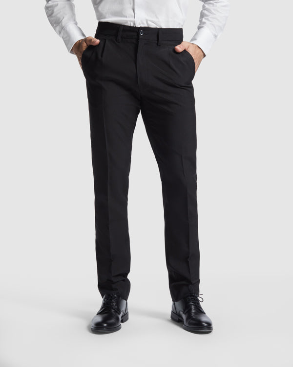Pantaloni da Cameriere WAITER – Taglio Classico con Pinces e Tasche