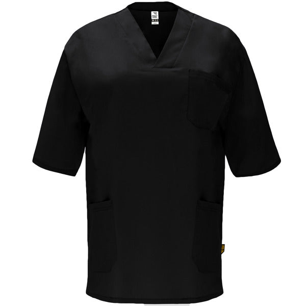 Camice Sanitario Unisex Maniche Corte PANACEA – Collo a V con Tasche a Filetto