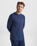 T-shirt Ignifuga Maniche Lunghe DEFENDER – Maglia Jersey Antistatica con Coste 1x1