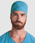 Berretto Sanitario Unisex MACIL – Taglia Unica con Lacci Regolabili in Tessuto Coordinato