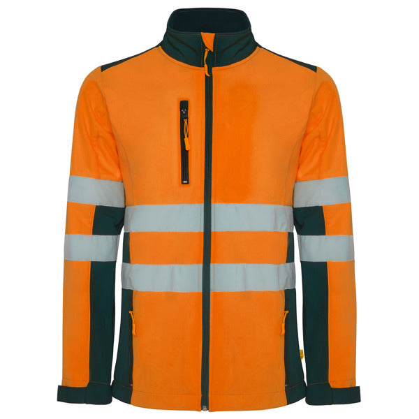 Giacca Softshell Alta Visibilità Bicolore 3 Strati – Idrorepellente | Roly WRK