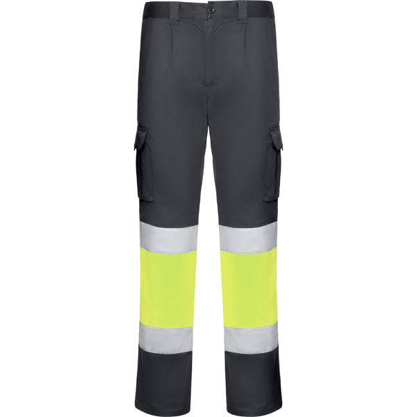 Pantalone Multitasche DAILY STRETCH HV Alta Visibilità Bicolore – Tessuto Elasticizzato | Roly WRK