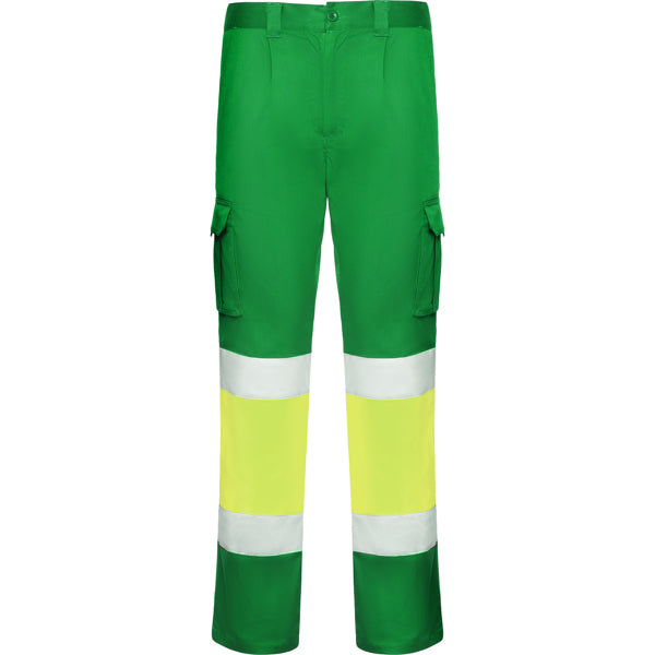 Pantalone Multitasche DAILY STRETCH HV Alta Visibilità Bicolore – Tessuto Elasticizzato | Roly WRK