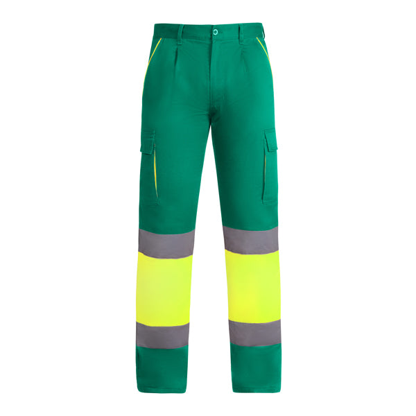 Pantalone Multitasche ENIX Alta Visibilità Bicolore – Foderato in Pile | Roly WRK