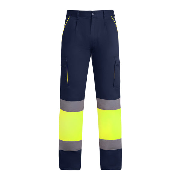 Pantalone Multitasche ENIX Alta Visibilità Bicolore – Foderato in Pile | Roly WRK