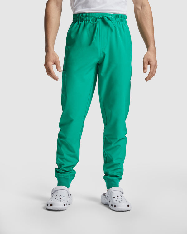 Pantalone Sanitario FIBER – Microfibra con Elastico e Polsini a Coste | Roly WRK