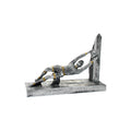 Trofeo portiere cm 21x28 Argento Resina